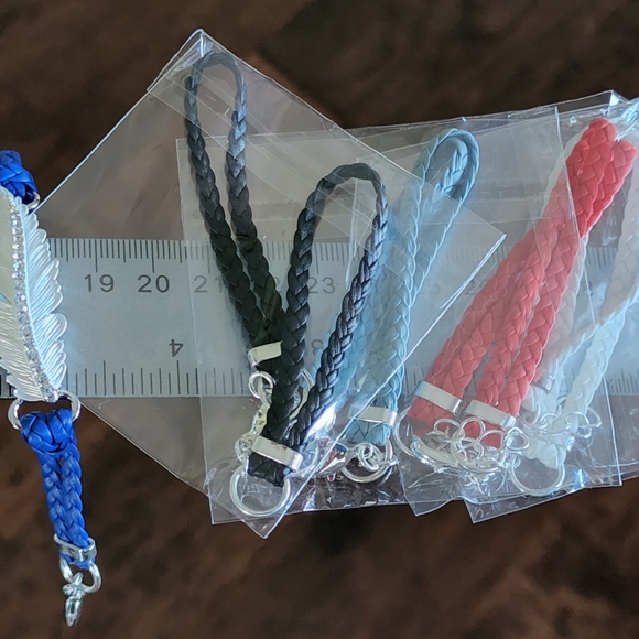 RFM Roberto Mennella Cortona Interchangeable Braided Strap Leaf Bracelet Silver - Picture 5 of 10